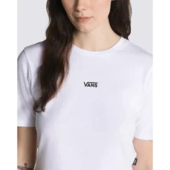 VANS Juniors' Flying V Cropped Short-Sleeve Crew Tee -Carhar Clothing Shop 2089353 101 alt2