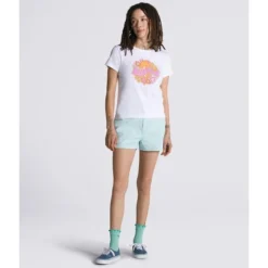 VANS Juniors' Resort To Nature Mini Short-Sleeve Tee -Carhar Clothing Shop 2089355 101 alt3
