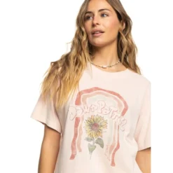 ROXY Juniors' Moonlight Sunset A Oversized Boyfriend Short-Sleeve Tee -Carhar Clothing Shop 2089413 807 alt3