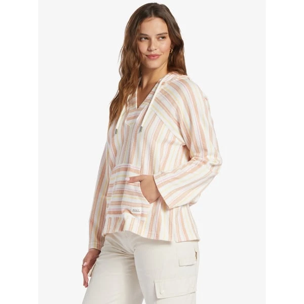 ROXY Juniors' Wild And Free Poncho Style Hoodie 3 ROXY Juniors' Wild And Free Poncho Style Hoodie - Image 3