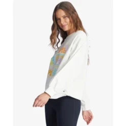 ROXY Juniors' Morning Hike Sweatshirt -Carhar Clothing Shop 2089430 101 alt2