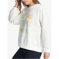 ROXY Juniors' Morning Hike Sweatshirt -Carhar Clothing Shop 2089430 101 alt4