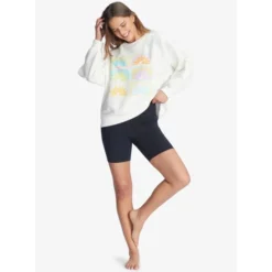 ROXY Juniors' Morning Hike Sweatshirt -Carhar Clothing Shop 2089430 101 alt5
