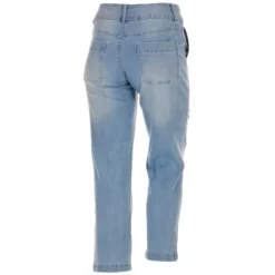 D. JEANS Women's Contemporary Stretch Flex Back Wide Crop Jeans -Carhar Clothing Shop 2089559 406 alt1