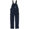 CARHARTT Men's 102776 Relaxed Fit Duck Bib Overalls, Extended Sizes