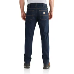 CARHARTT Men's 102807 Rugged Flex Straight Fit 5-Pocket Tapered Jeans -Carhar Clothing Shop 2089818 491 alt3