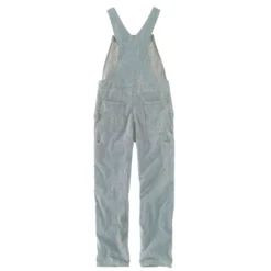 CARHARTT Women's 103042 Relaxed Fit Denim Railroad Stripe Bib Overall -Carhar Clothing Shop 2089821 476 alt1