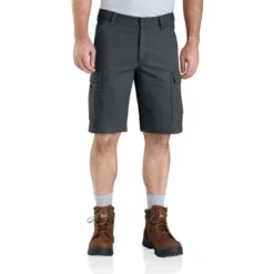 CARHARTT Men's 103542 Rugged Flex Relaxed Fit Canvas Cargo Work Shorts, Extended Sizes -Carhar Clothing Shop 2089831 004 alt2