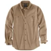 CARHARTT Men's 103554 Rugged Flex Relaxed Fit Midweight Canvas Long-Sleeve Shirt