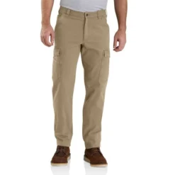CARHARTT Men's 103574 Rugged Flex Relaxed Fit Canvas Cargo Work Pants -Carhar Clothing Shop 2089837 205 alt2