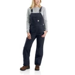 CARHARTT Women's 104049 Relaxed Fit Washed Duck Insulated Bib Overall -Carhar Clothing Shop 2089842 462 alt2