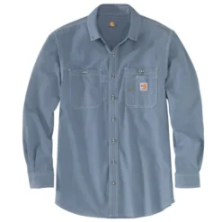 CARHARTT Men's 104138 Flame Resistant Force Loose Fit Lightweight Long-Sleeve Shirt