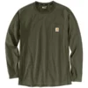 CARHARTT Men's 104617 Force Relaxed Fit Midweight Long-Sleeve Pocket Tee, Extended Sizes