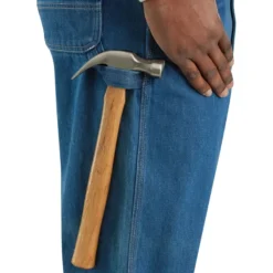 CARHARTT Men's 104672 Loose Fit Denim Bib Overalls, Extended Sizes -Carhar Clothing Shop 2089881 032 alt5