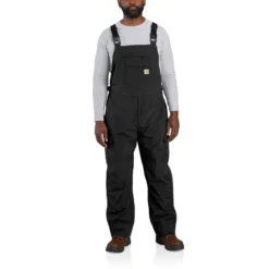 CARHARTT Men's 104674 Storm Defender Loose Fit Heavyweight Bib Overalls -Carhar Clothing Shop 2089882 074 alt2