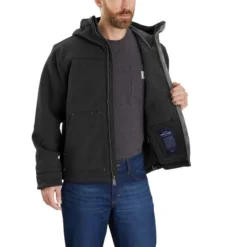 CARHARTT Men's 105001 Super Dux Relaxed Fit Sherpa-Lined Active Jacket -Carhar Clothing Shop 2089908 049 alt3