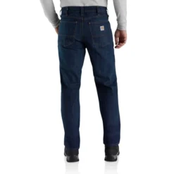 CARHARTT Men's 105069 Flame Resistant Rugged Flex Straight Fit 5-Pocket Jeans, Extended Sizes -Carhar Clothing Shop 2089915 456 alt3