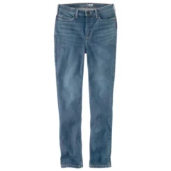 CARHARTT Women's 105105 Rugged Flex Slim Fit Tapered High Rise Jean