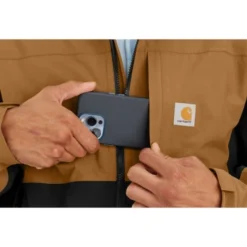 CARHARTT Men's 105751 Storm Defender Relaxed Fit Lightweight Packable Jacket -Carhar Clothing Shop 2089970 274 alt4