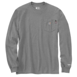 CARHARTT Men's 105783 Flame Resistant Force Loose Fit Lightweight Long-Sleeve C Graphic Tee