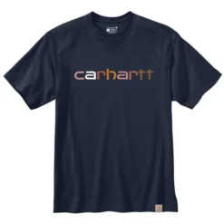 CARHARTT Men's 105797 Relaxed Fit Heavyweight Short-Sleeve Logo Graphic T-Shirt, Extended Sizes