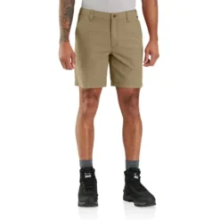 CARHARTT Men's 105841 Rugged Flex Relaxed Fit 8in Canvas Work Shorts -Carhar Clothing Shop 2089983 250 alt2