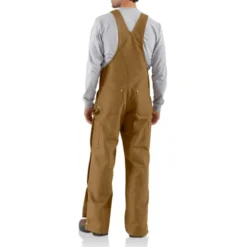 CARHARTT Men's R37 Loose Fit Firm Duck Bib Overall, Extended Sizes -Carhar Clothing Shop 2090002 246 alt3